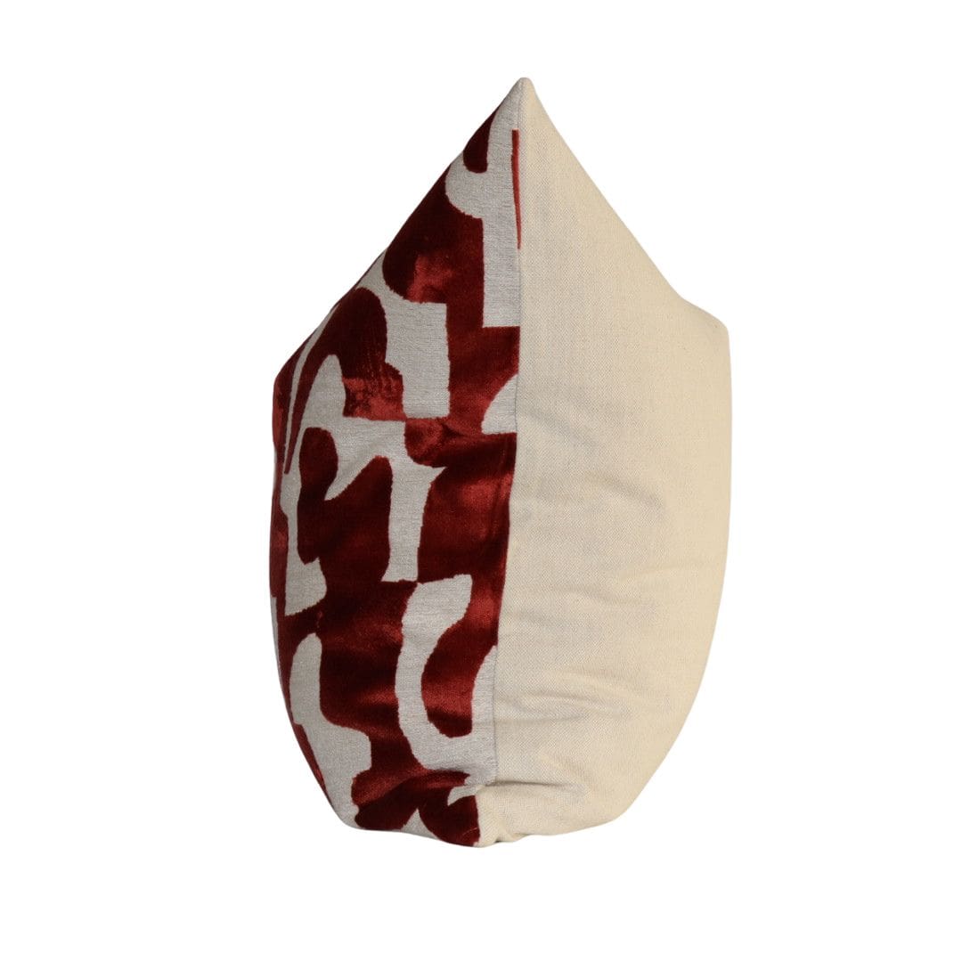 Decoupe Velvet Linen Terracotta - Image 2