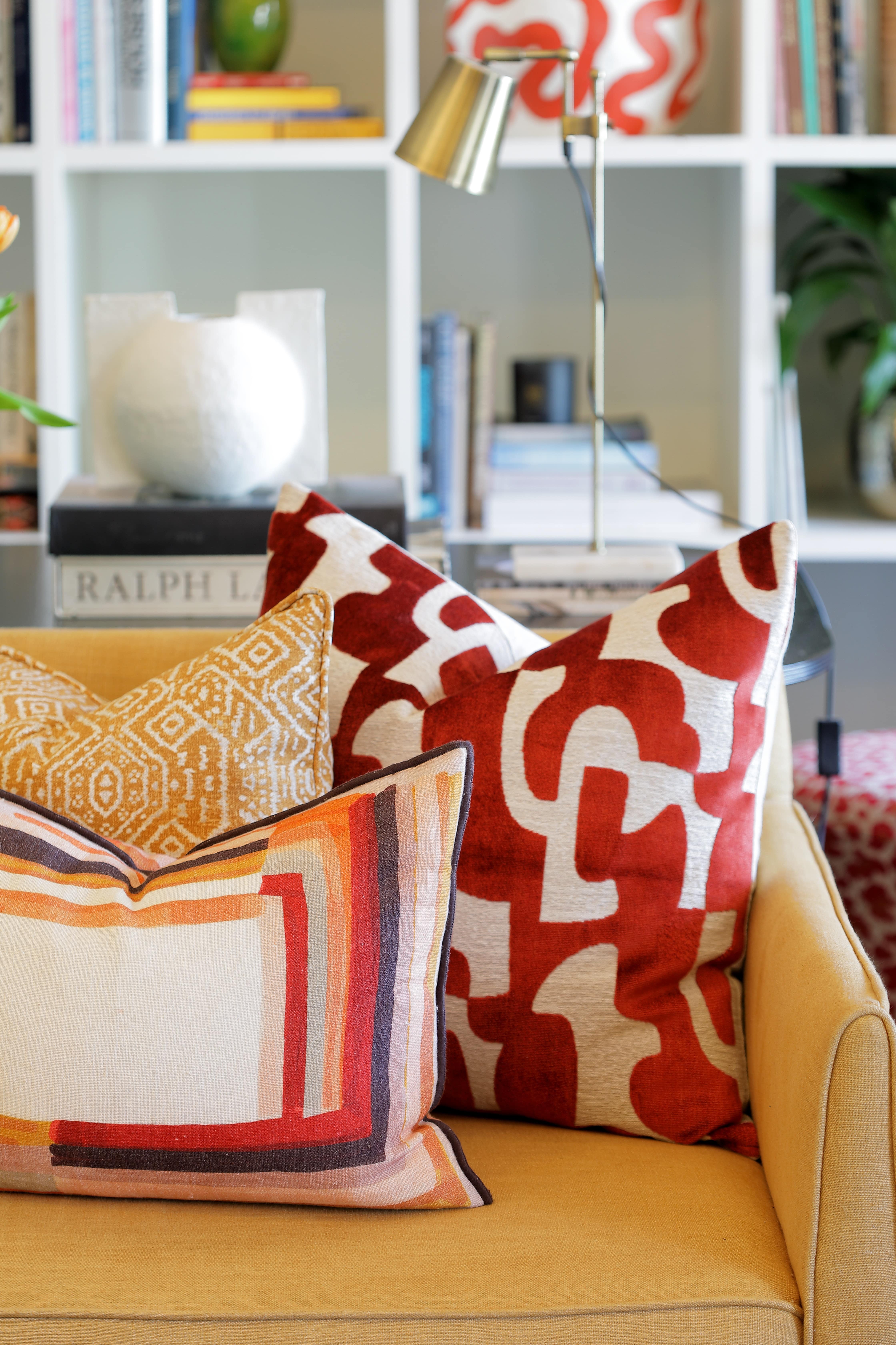 Decoupe Velvet Linen Terracotta - Image 3